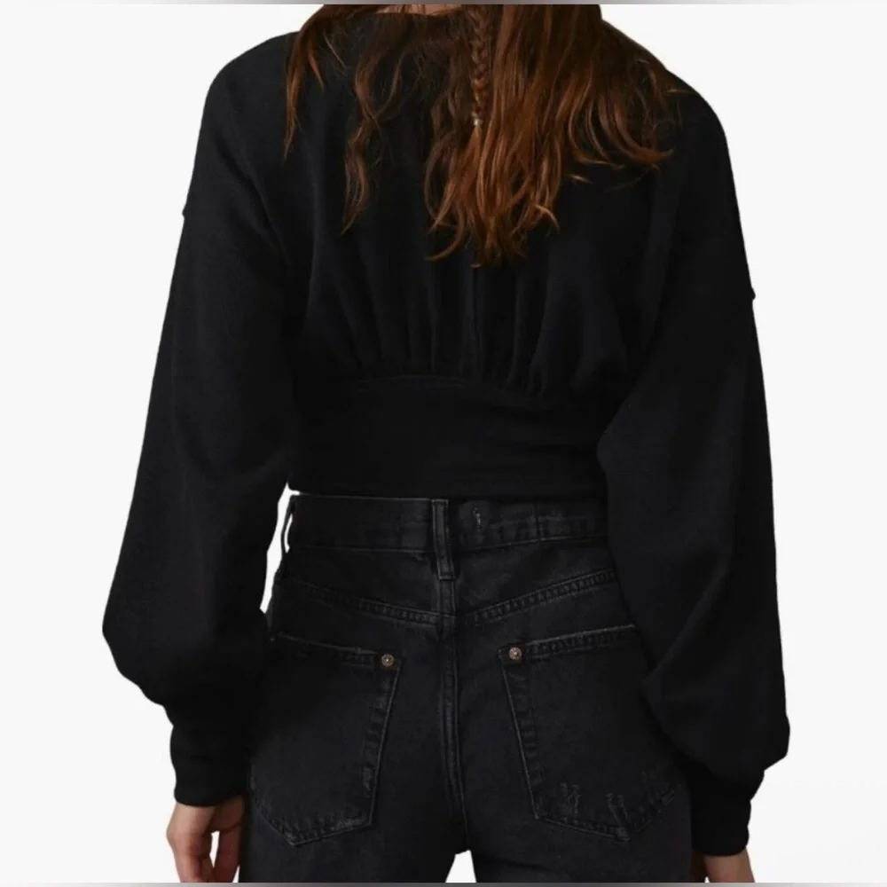 NWT Free People All Nighter Crop Top Sweater